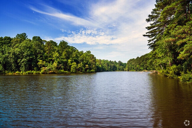 Durant Nature Preserve has many hiking trails along the lake and through the woods.
