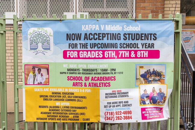 Metropolitan Diploma Plus High School shares the same building as KAPPA V Middle School.