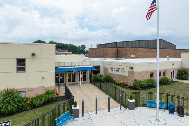 Downingtown East High School received an A rating from Niche.