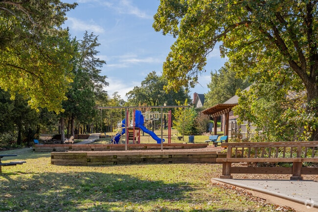 Fairway Estates offers a community playground for kids within the neighborhood.