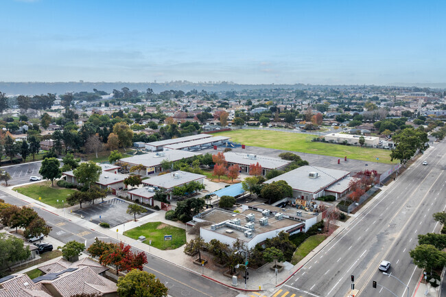 A view from above Chesterton Elementary in Linda Vista.