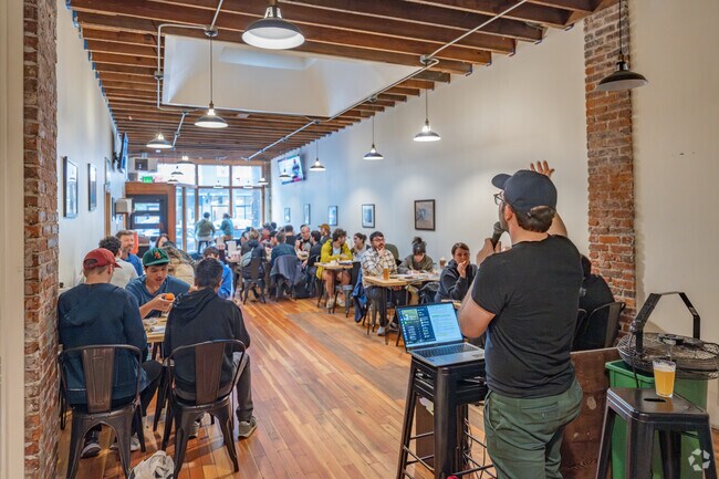 Stop into Wood Shop BBQ's Wednesday Night Trivia in Atlantic.