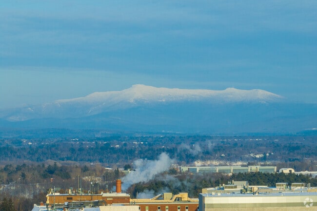 If you're situated high enough on the hill in Centennial, you can see Mount Mansfield in the distance.