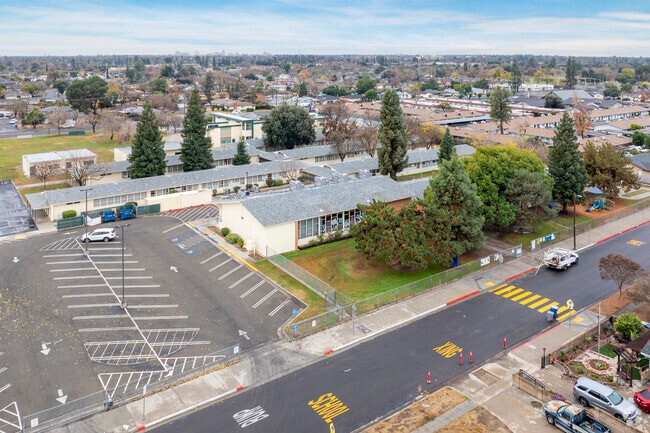 The campus of Centennial Elementary School in Fresno.