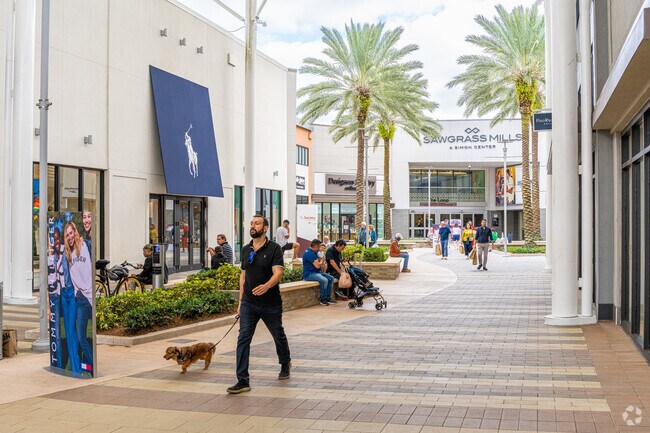 Rexmere Village is a few miles away from Sawgrass Mills, with more than 350 stores.