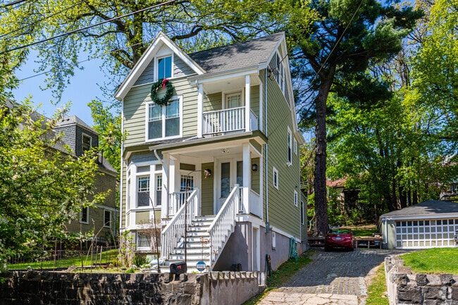 Neo-Dutch Colonial Revival on Catlin Avenue in the Tompkinsville section of Staten Island.