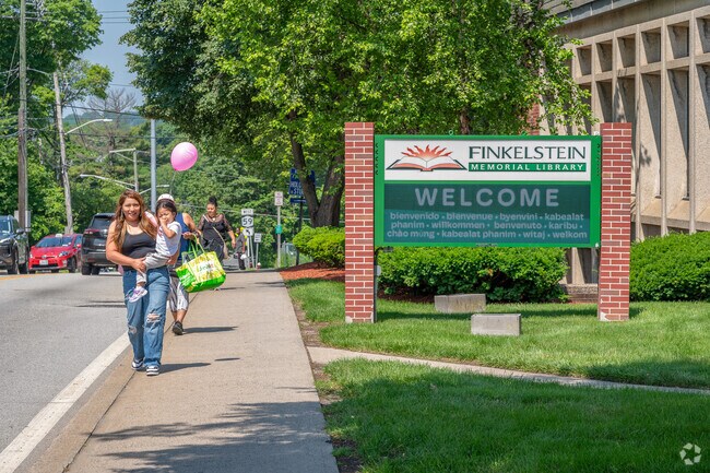Founded in 1917, Finkelstein Memorial Library offers ESL classes, job training, and maker spaces.
