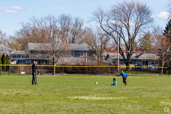 The parks in the area offer wide open spaces for games like soccer and other activities.