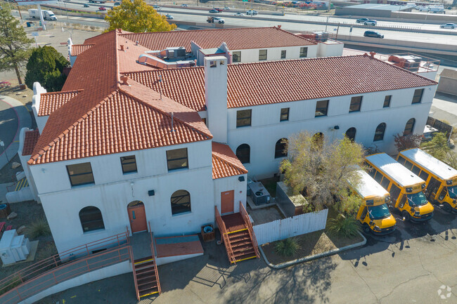 Native American Community Academy back entrance.