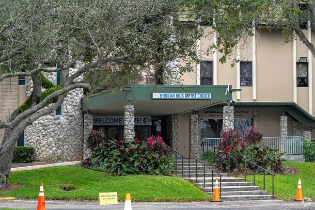 One of The Main Entrances at Sheridan Hills Christian School.