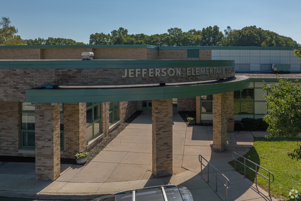 Jefferson Elementary School provides a public education to students in New Britain.
