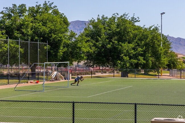 Athletes in Huntridge can be seen running drills at Jaycee Community Park.