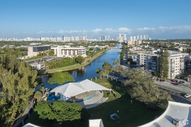 The SLAM Academy High School amphitheater in North Miami Beach City Center hosts events.