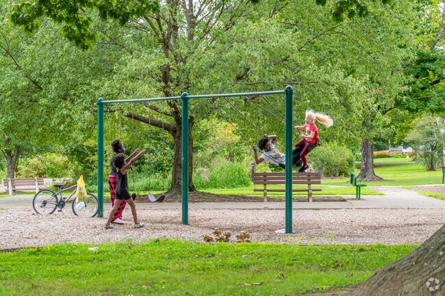 Swings are a popular amenity at Brandon Park.