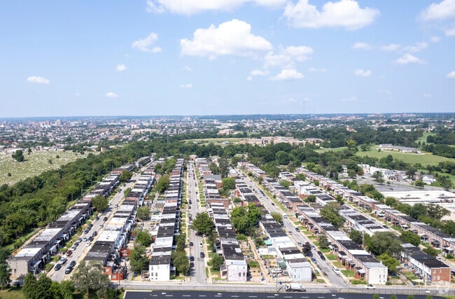 Four by Four is a small residential neighborhood in Northeast Baltimore.