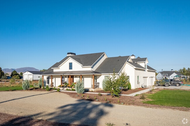 Iconic prairie style homes with acreage lots can be found on the outskirts of northwest Emmett.