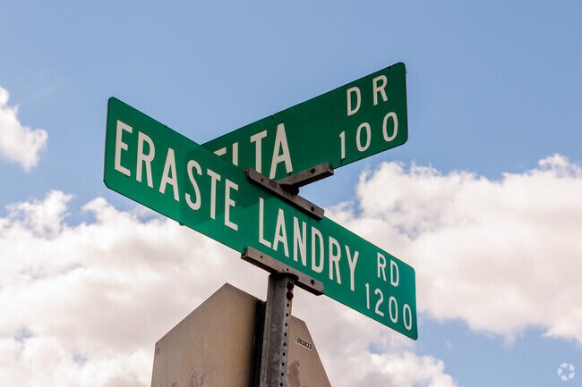 Eraste Landry Road runs through the industrial area of Neyland Park.