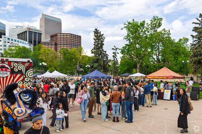 Genesee Central residents are 20 minutes from events like the Civic Center Night Market x AAPI Fest in Denver.