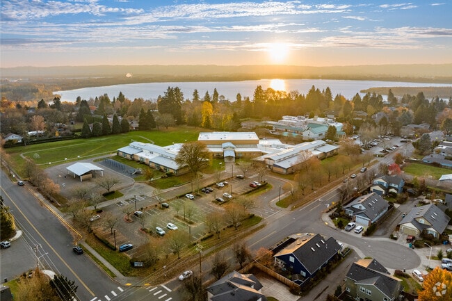 Children may attend Lake Shore Elementary School, which earns a B-plus from Niche.