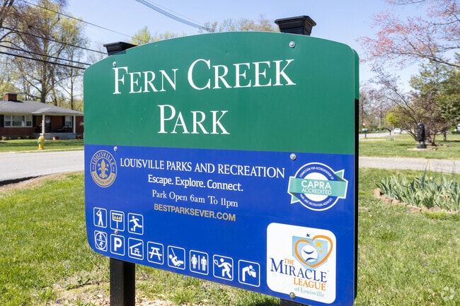 Fern Creek Park in the Fern Creek Neighborhood is One of the Larger Parks in Louisville Area