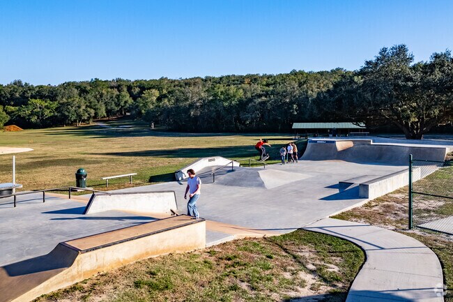 Kids of all ages love the skate at the skateboard park at Minneola Trailhead Park in Clermont.