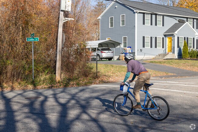 Residents can travel through Prospect Hill easily on a bicycle.
