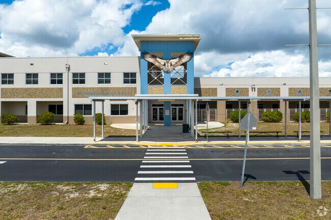Oak Hammock Middle School in Ft Myers is located adjacent Manatee Elementary School.