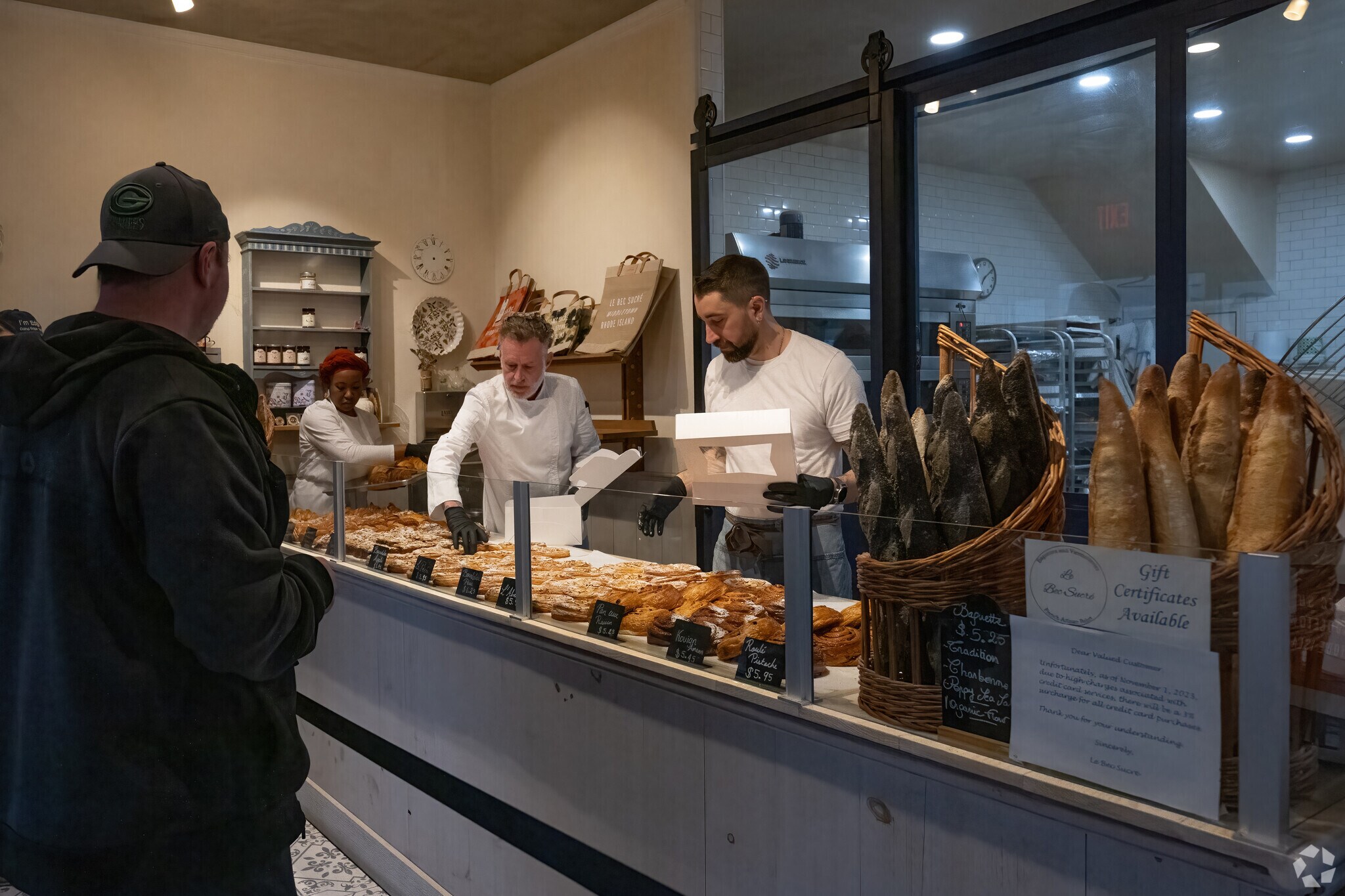 At Le Bec Sucré the finest baguettes in the country are available to Newport East residnets.