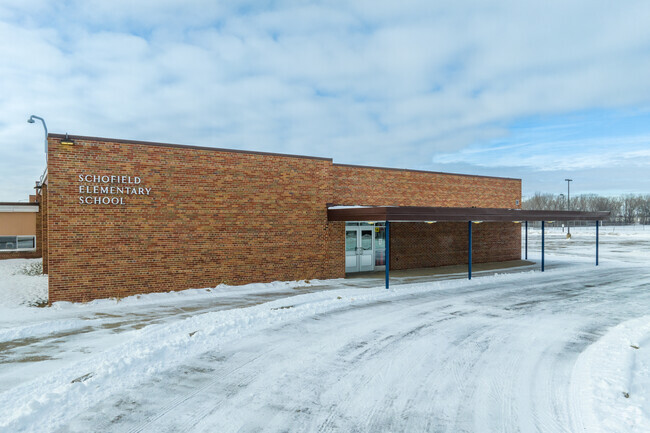 Schofield Elementary School drop off.
