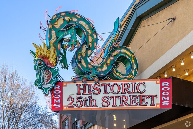 TO Smith is close to Historic 25th Street.