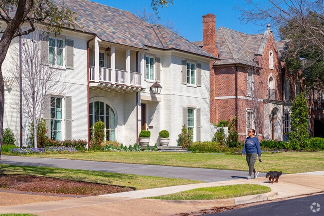 Highland Park features upscale amenities and sprawling estates in the heart of Dallas.