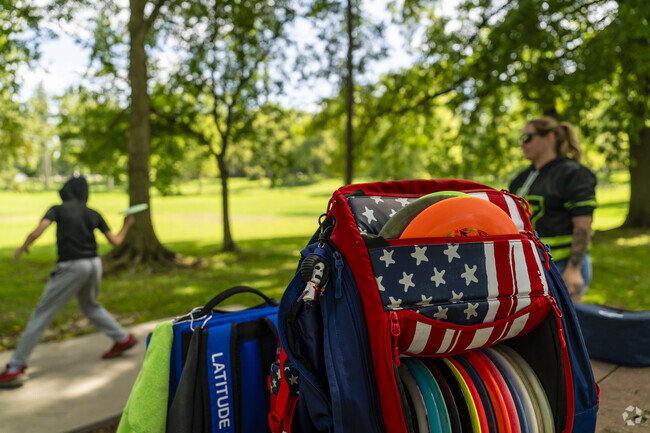 Mound locals head to nearby parks to play disc golf for some fun.