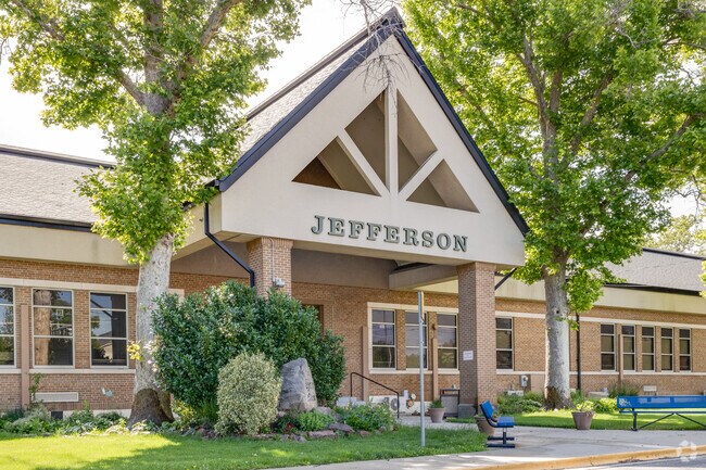 West entrance to Jefferson Elementary in the Depot Bench neighborhood.