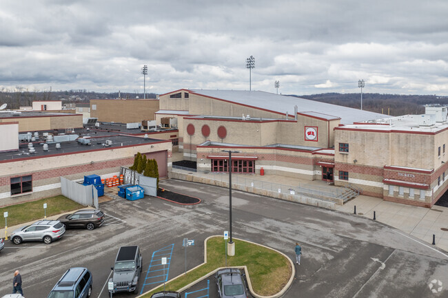 The Advanced Placement participation rate at West Allegheny Senior High School is 66%.
