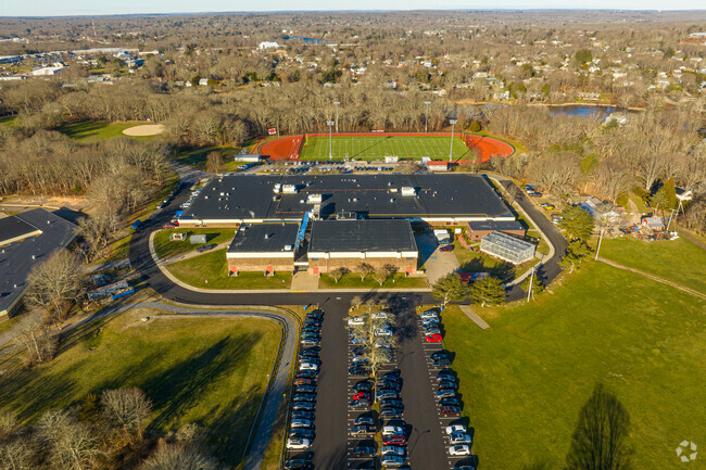 Students at Narragansett High School thrive in a setting designed for college success in Narragansett, RI.