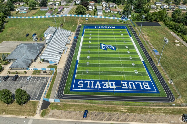 Local football is popular at David Anderson Junior/Senior High School.