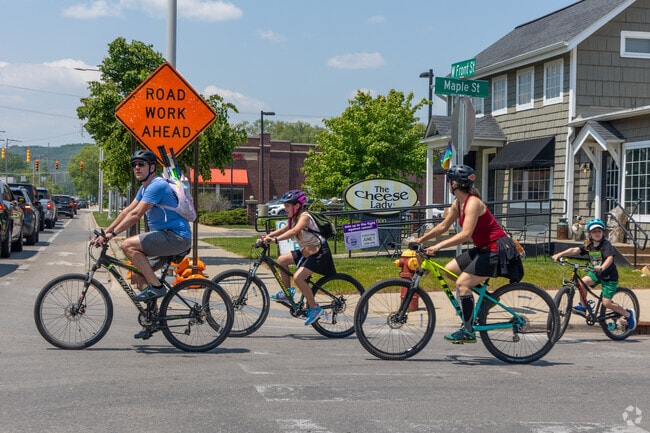Slabtown is a wonderful place to stroll or ride bicycles with family and friends.