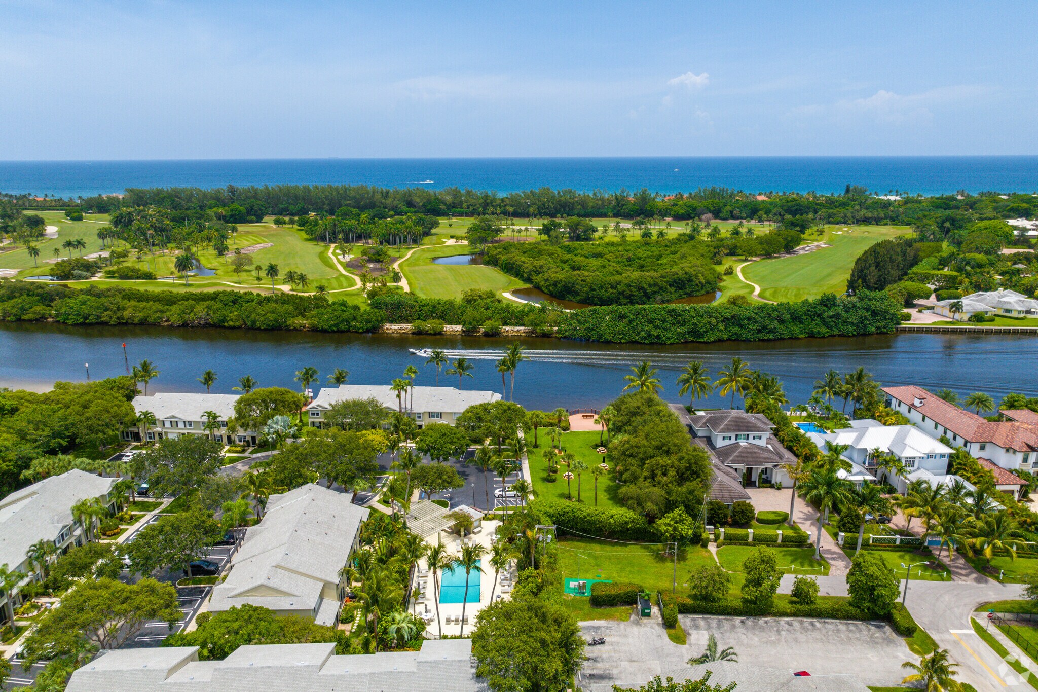 Seacrest borders with the intracoastal and is just minutes away from the beach.