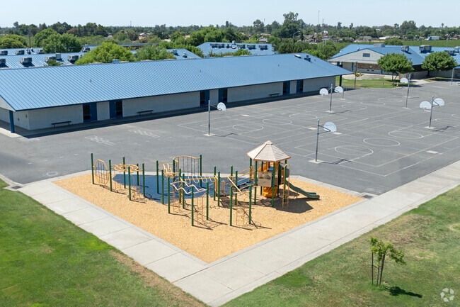 The playground at Cesar Chavez Elementary School in Madera.