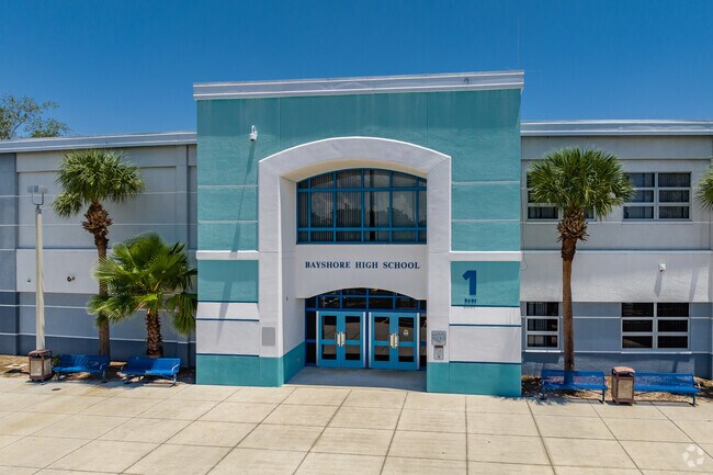 Bayshore High School in Oneco has a graduation rate of 72%.