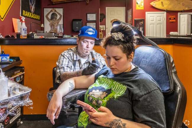 Stop by Rocket Roy's Tattoos in Thomasville for a new tattoo.