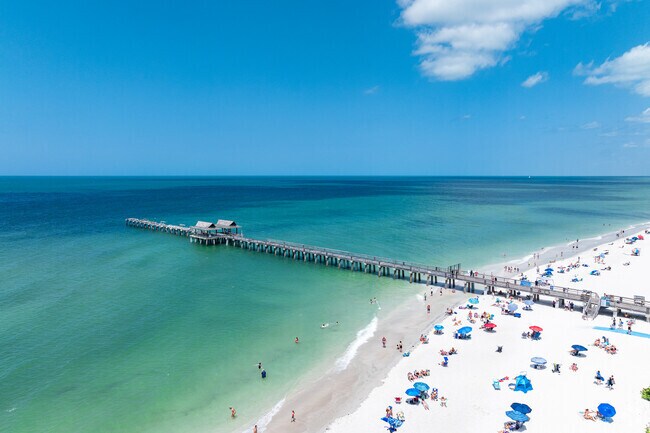 East Naples residents are minutes from the verdant gulf waters and white sand beaches.