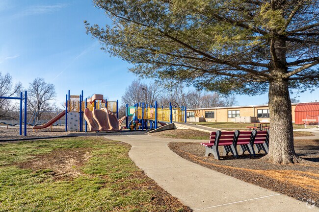 The playground at Pittsfield South Elementary School is state of the art.