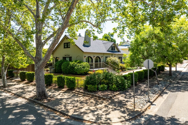 Tall trees and green lawns keep residents in Magnolia cool on hot summer days.