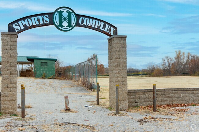 The Hazelwood Sports Complex includes spacious fields and well-maintained baseball diamonds for community use.