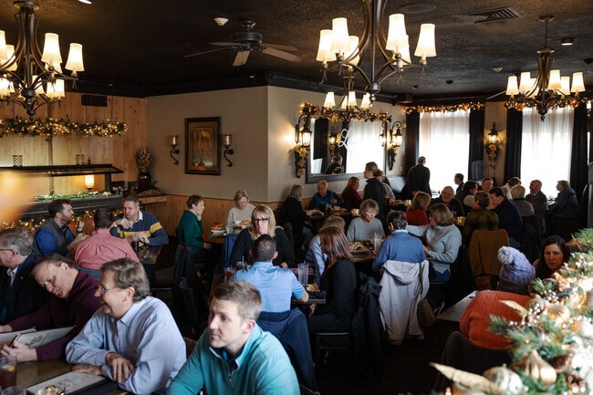 Laine's Cafe is a local lunch hot spot, whose speciality is the Prime Rib Dip.