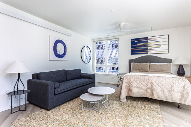 Studio - 455SF - Living Room