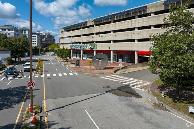 The Alewife subway station makes traveling into the city easy for anyone from East Arlington.