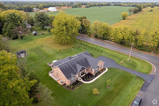Although Breathedsville is a rural area, large modern homes can be found for purchase.