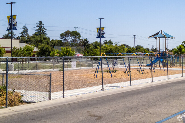 The playground for students at Ericson Elementary School in McLane is popular amongst students.